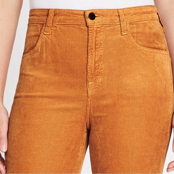 J Brand Joan Crop High Rise Cord in Titan, 26 - Picture 5 of 16